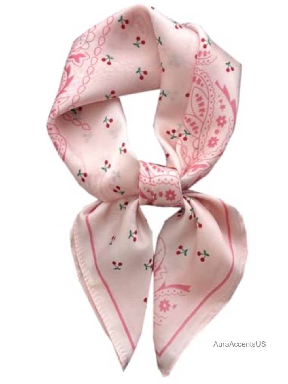 Satin Silk Square Scarf Head Scarf Hair Wrap Bandana 27.5 Inch